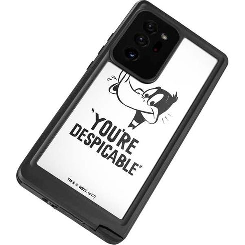 Looney Tunes Daffy Duck Youre Despicable Galaxy Note20 Ultra 5G Waterproof Case