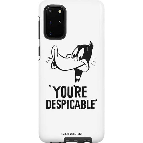 Looney Tunes Daffy Duck Youre Despicable Galaxy S20 Plus Pro Case