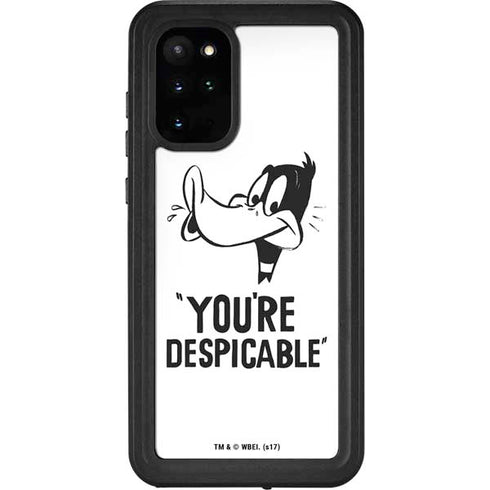 Looney Tunes Daffy Duck Youre Despicable Galaxy S20 Plus Waterproof Case