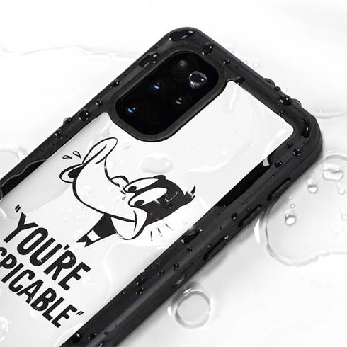 Looney Tunes Daffy Duck Youre Despicable Galaxy S20 Plus Waterproof Case