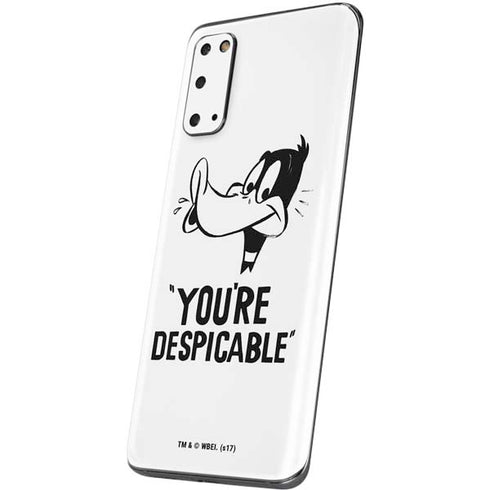 Looney Tunes Daffy Duck Youre Despicable Galaxy S20 Skin