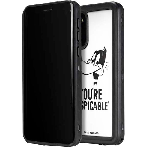 Looney Tunes Daffy Duck Youre Despicable Galaxy S20 Waterproof Case