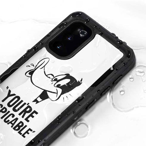 Looney Tunes Daffy Duck Youre Despicable Galaxy S20 Waterproof Case