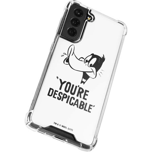 Looney Tunes Daffy Duck Youre Despicable Galaxy S21 FE Clear Case
