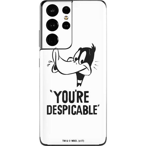 Looney Tunes Daffy Duck Youre Despicable Galaxy S21 Ultra 5G Skin