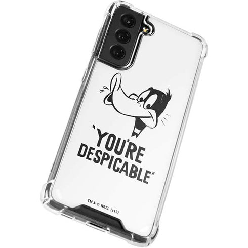 Looney Tunes Daffy Duck Youre Despicable Galaxy S22 Plus Clear Case