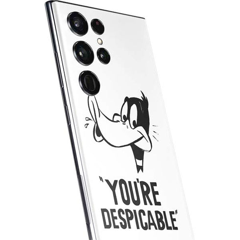 Looney Tunes Daffy Duck Youre Despicable Galaxy S22 Ultra Skin