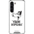 Looney Tunes Daffy Duck Youre Despicable Galaxy S23 Clear Case