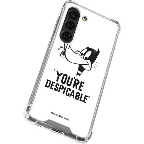 Looney Tunes Daffy Duck Youre Despicable Galaxy S23 Clear Case