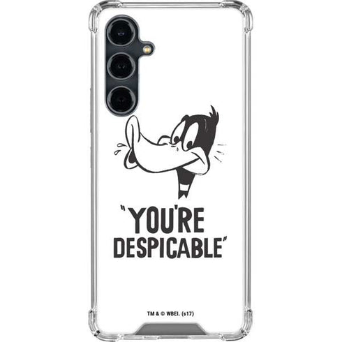 Looney Tunes Daffy Duck Youre Despicable Galaxy S23 FE Clear Case