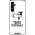 Looney Tunes Daffy Duck Youre Despicable Galaxy S23 FE Clear Case