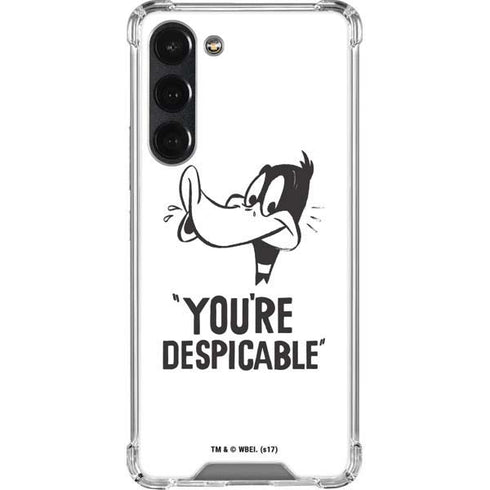 Looney Tunes Daffy Duck Youre Despicable Galaxy S23 Plus Clear Case