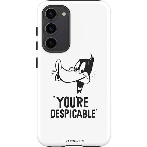 Looney Tunes Daffy Duck Youre Despicable Galaxy S23 Plus Pro Case