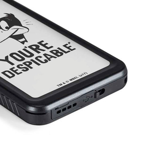 Looney Tunes Daffy Duck Youre Despicable Galaxy S23 Plus Waterproof Case
