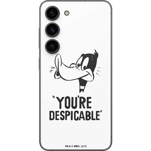 Looney Tunes Daffy Duck Youre Despicable Galaxy S23 Skin