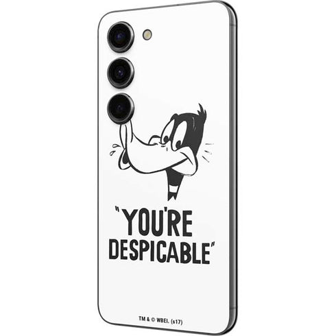 Looney Tunes Daffy Duck Youre Despicable Galaxy S23 Skin