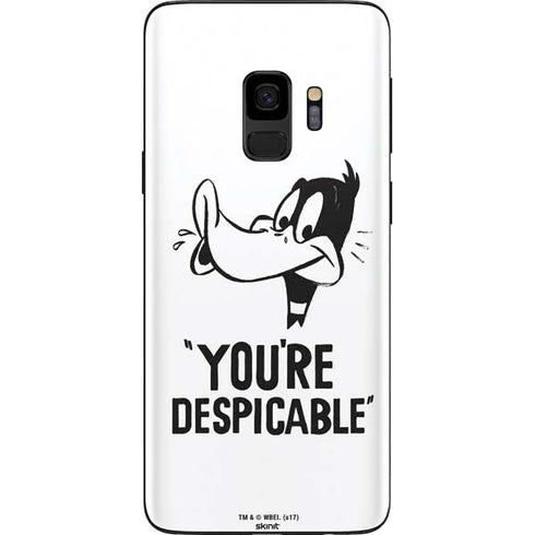 Looney Tunes Daffy Duck Youre Despicable Galaxy S9 Skin