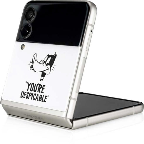 Looney Tunes Daffy Duck Youre Despicable Galaxy Z Flip3 5G Skin