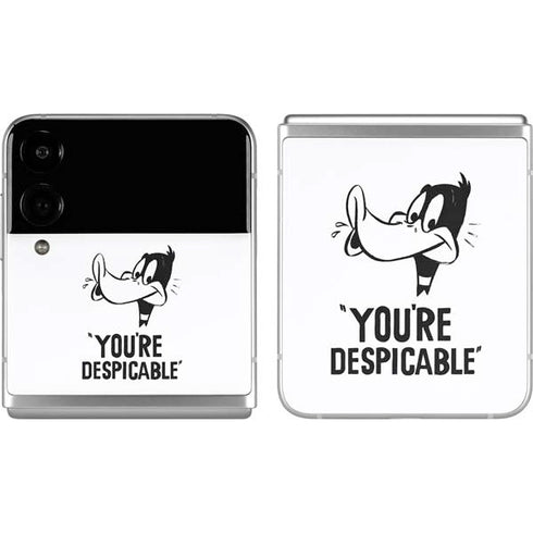 Looney Tunes Daffy Duck Youre Despicable Galaxy Z Flip4 5G Skin
