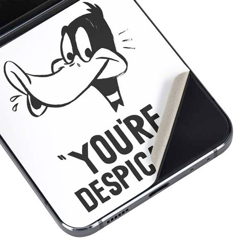 Looney Tunes Daffy Duck Youre Despicable Galaxy Z Flip5 5G Skin