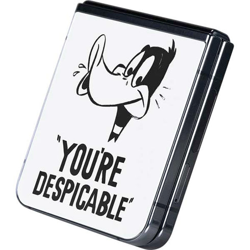 Looney Tunes Daffy Duck Youre Despicable Galaxy Z Flip5 5G Skin