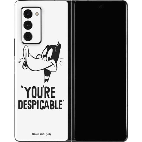 Looney Tunes Daffy Duck Youre Despicable Galaxy Z Fold2 5G Skin