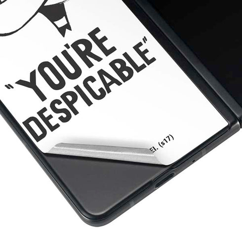 Looney Tunes Daffy Duck Youre Despicable Galaxy Z Fold3 5G Skin