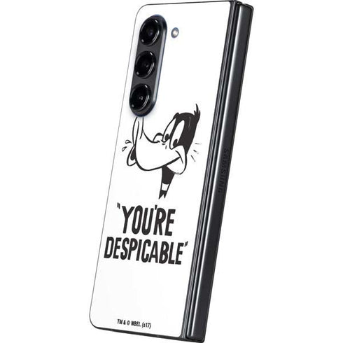 Looney Tunes Daffy Duck Youre Despicable Galaxy Z Fold5 5G Skin