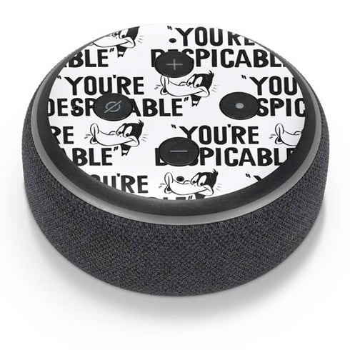 Looney Tunes Daffy Duck Youre Despicable Grid Amazon Echo Dot Skin