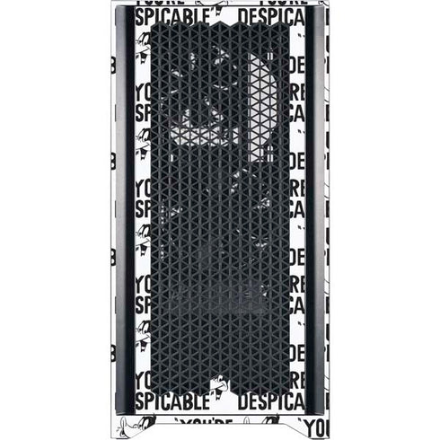 Looney Tunes Daffy Duck Youre Despicable Grid Corsair 4000D Tempered Glass Mid-Tower ATX Case Skin