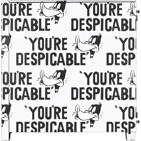 Looney Tunes Daffy Duck Youre Despicable Grid Corsair 4000D Tempered Glass Mid-Tower ATX Case Skin