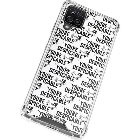 Looney Tunes Daffy Duck Youre Despicable Grid Galaxy A12 Clear Case