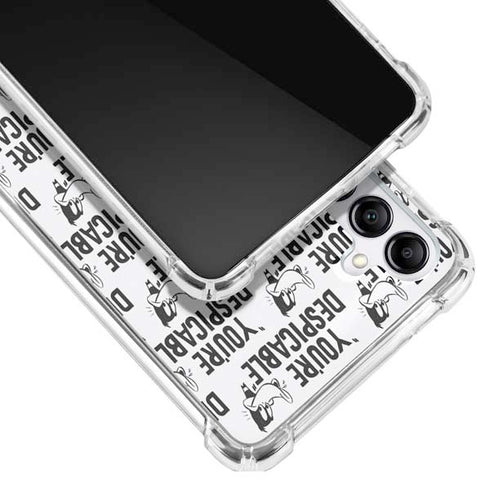 Looney Tunes Daffy Duck Youre Despicable Grid Galaxy A14 5G Clear Case