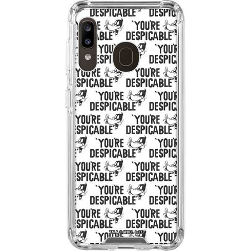 Looney Tunes Daffy Duck Youre Despicable Grid Galaxy A30 Clear Case