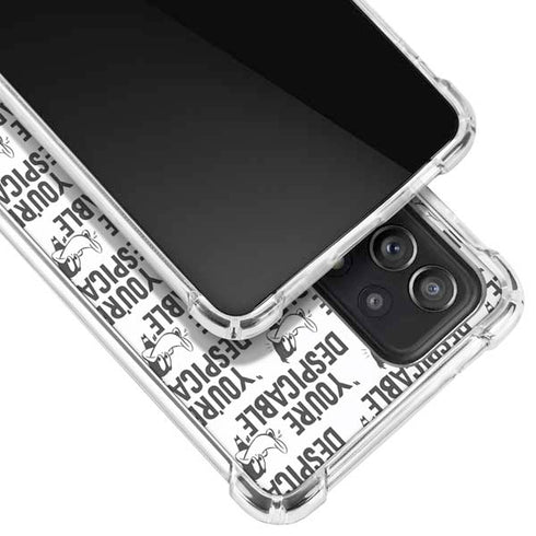 Looney Tunes Daffy Duck Youre Despicable Grid Galaxy A52 5G Clear Case
