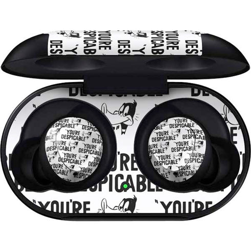 Looney Tunes Daffy Duck Youre Despicable Grid Galaxy Buds Skin