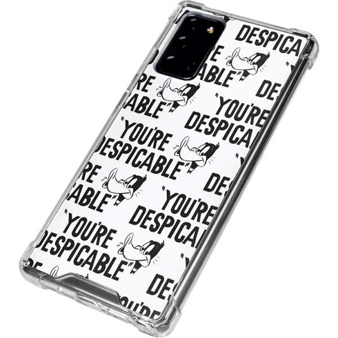 Looney Tunes Daffy Duck Youre Despicable Grid Galaxy Note20 5G Clear Case