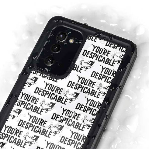 Looney Tunes Daffy Duck Youre Despicable Grid Galaxy Note20 5G Waterproof Case
