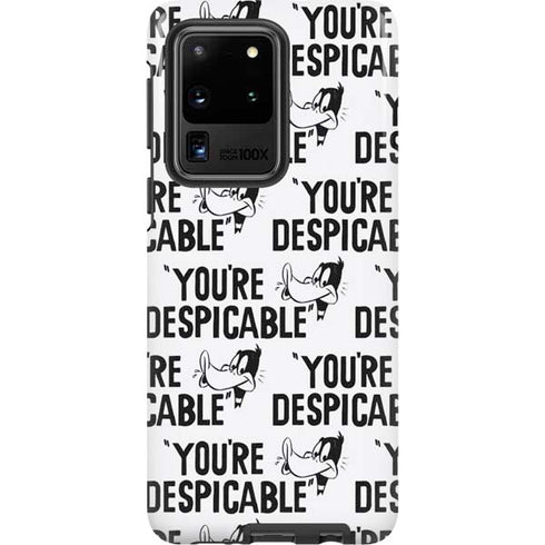 Looney Tunes Daffy Duck Youre Despicable Grid Galaxy S20 Ultra 5G Pro Case