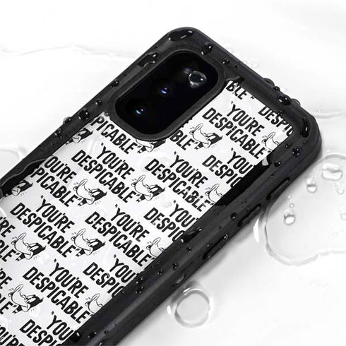 Looney Tunes Daffy Duck Youre Despicable Grid Galaxy S20 Waterproof Case