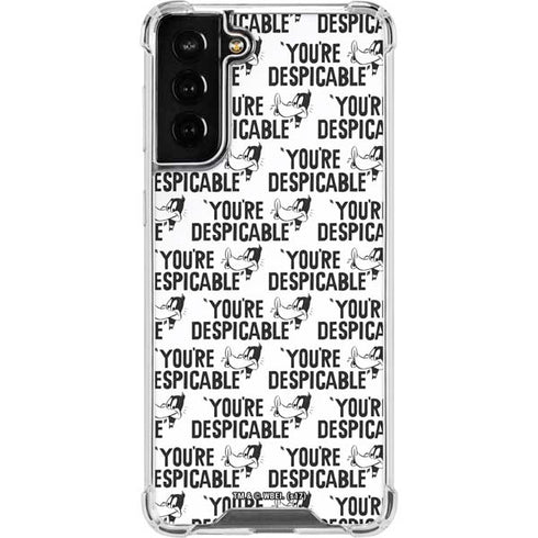 Looney Tunes Daffy Duck Youre Despicable Grid Galaxy S21 FE Clear Case