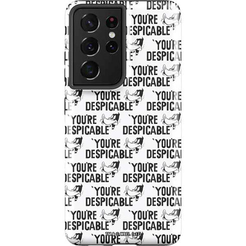 Looney Tunes Daffy Duck Youre Despicable Grid Galaxy S21 Ultra 5G Pro Case