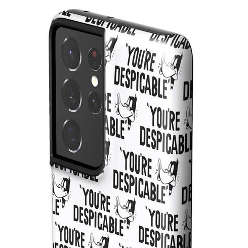 Looney Tunes Daffy Duck Youre Despicable Grid Galaxy S21 Ultra 5G Pro Case