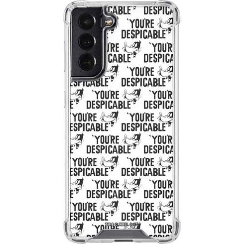 Looney Tunes Daffy Duck Youre Despicable Grid Galaxy S22 Clear Case