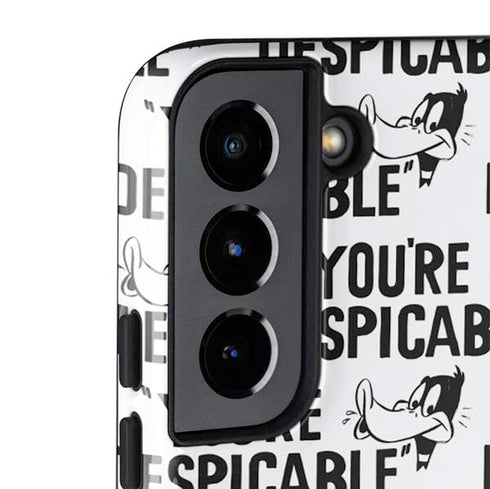 Looney Tunes Daffy Duck Youre Despicable Grid Galaxy S22 Plus Pro Case