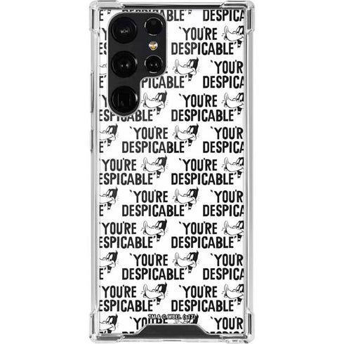 Looney Tunes Daffy Duck Youre Despicable Grid Galaxy S22 Ultra Clear Case
