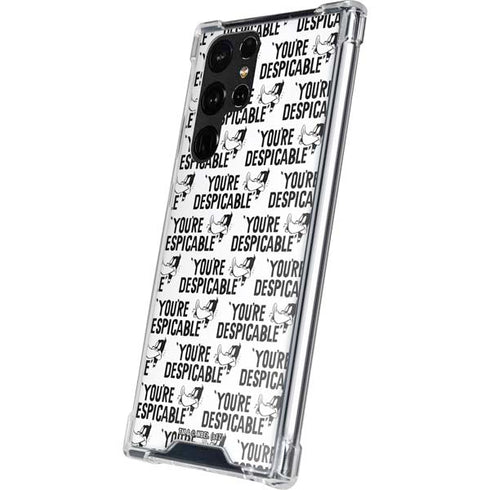 Looney Tunes Daffy Duck Youre Despicable Grid Galaxy S22 Ultra Clear Case