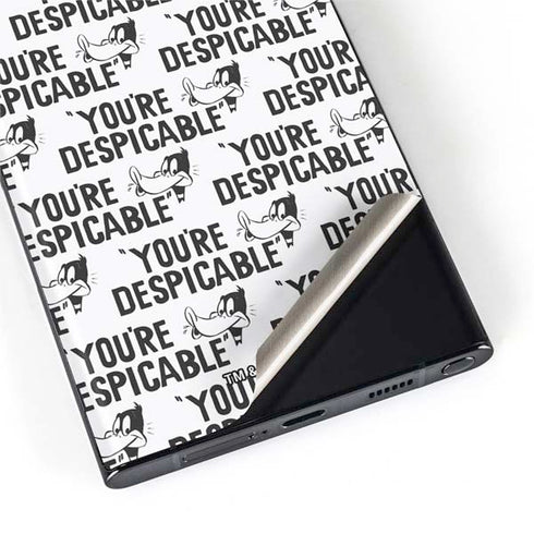 Looney Tunes Daffy Duck Youre Despicable Grid Galaxy S22 Ultra Skin