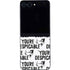 Looney Tunes Daffy Duck Youre Despicable Grid Galaxy Z Flip5 5G Skin