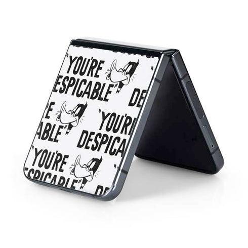 Looney Tunes Daffy Duck Youre Despicable Grid Galaxy Z Flip5 5G Skin
